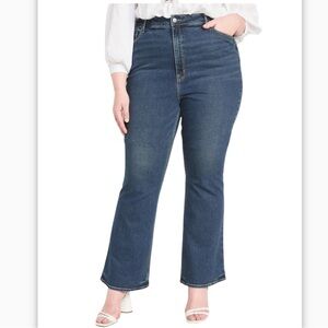 Old Navy Women's Flare Jeans - Dark Blue